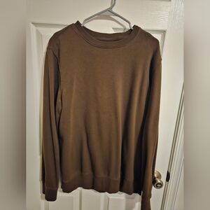 LARGE BROWN GOODFELLOW SWEATSHIRT